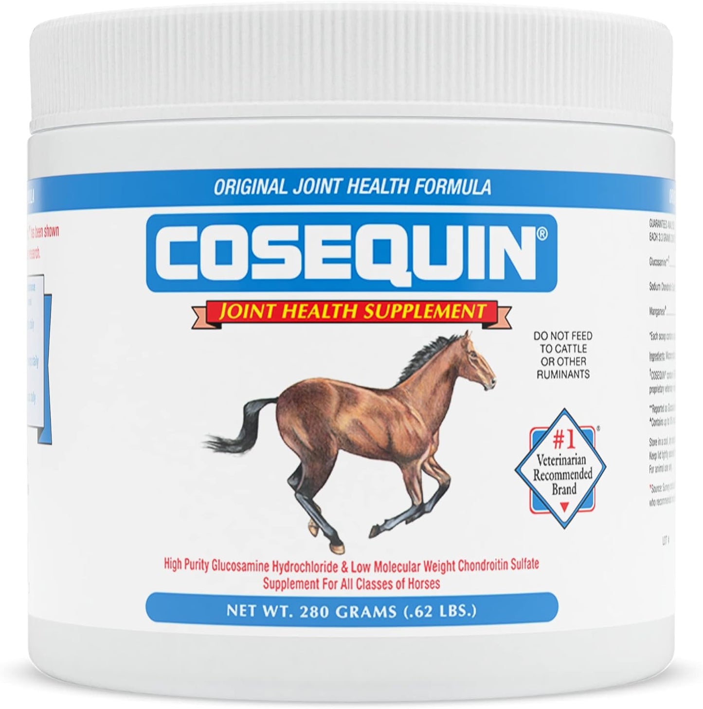 Cosequin Original Joint Health Supplement for Horses - 280 Grams