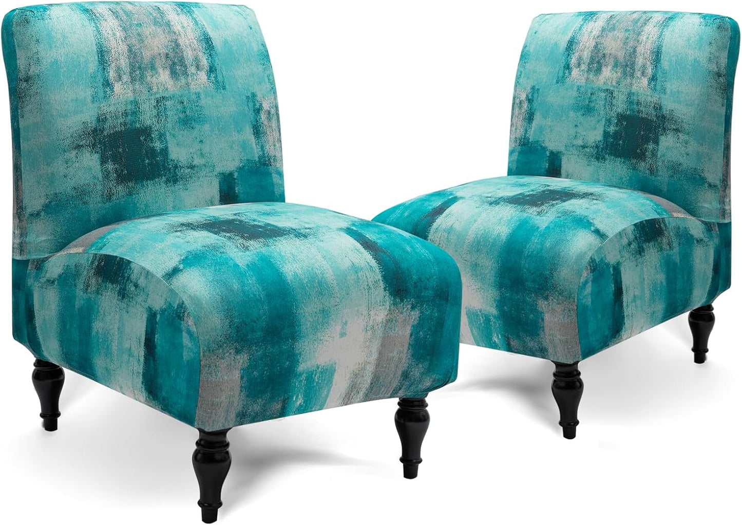 Armless Accent Slipper Chair Cover for Stylish Home Decor