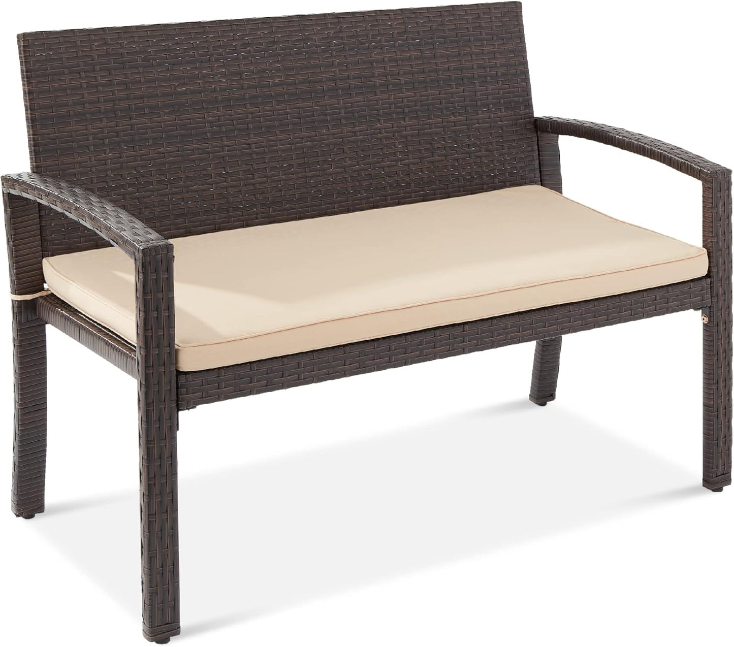 Best Choice Products Outdoor Bench for 2-Person Seating Comfort