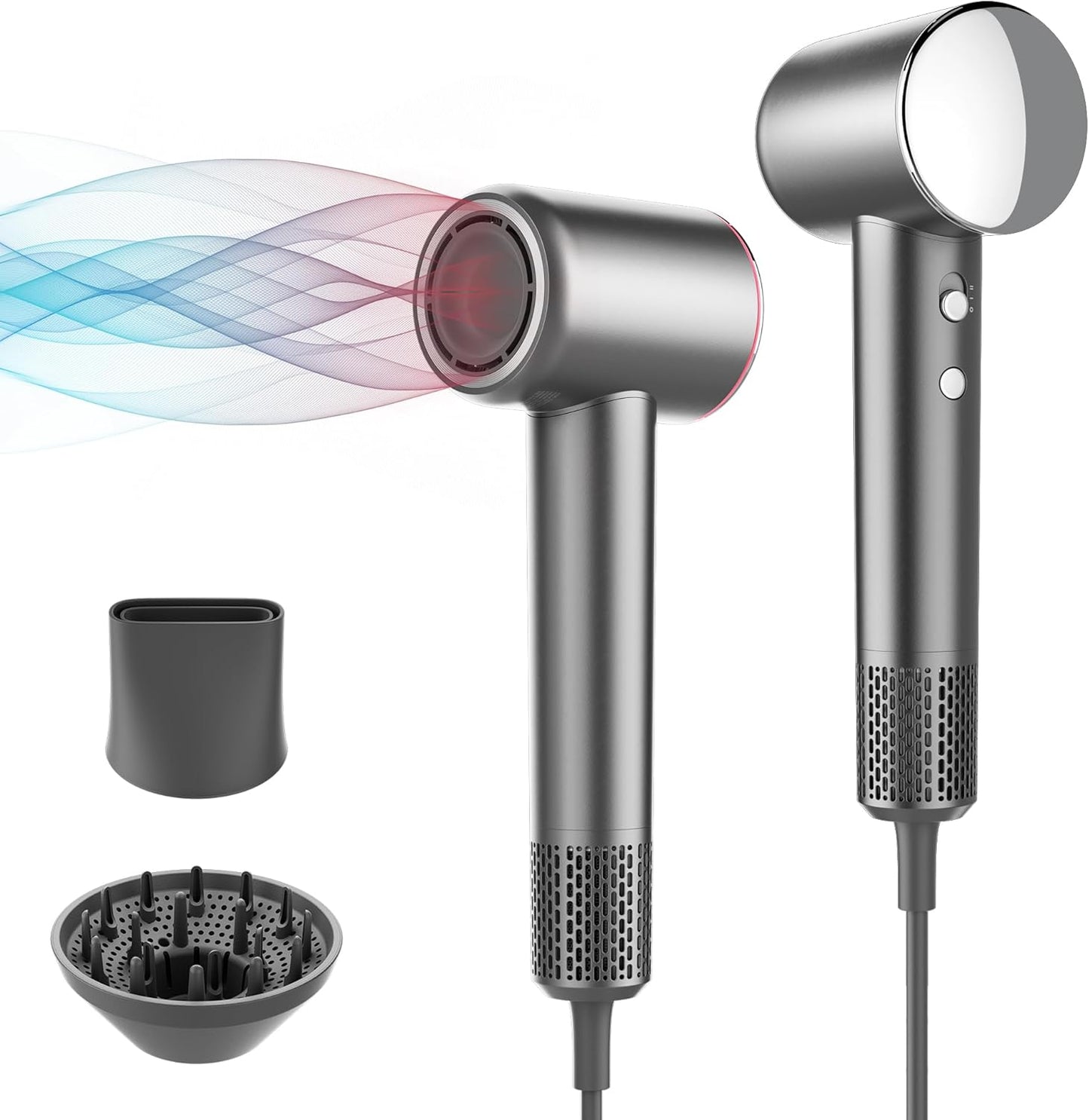200M Ionic Hair Dryer: 110K RPM Motor, Fast Drying