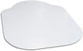 Evolve 42in x 56in Clear Office Chair Mat for Medium Carpets