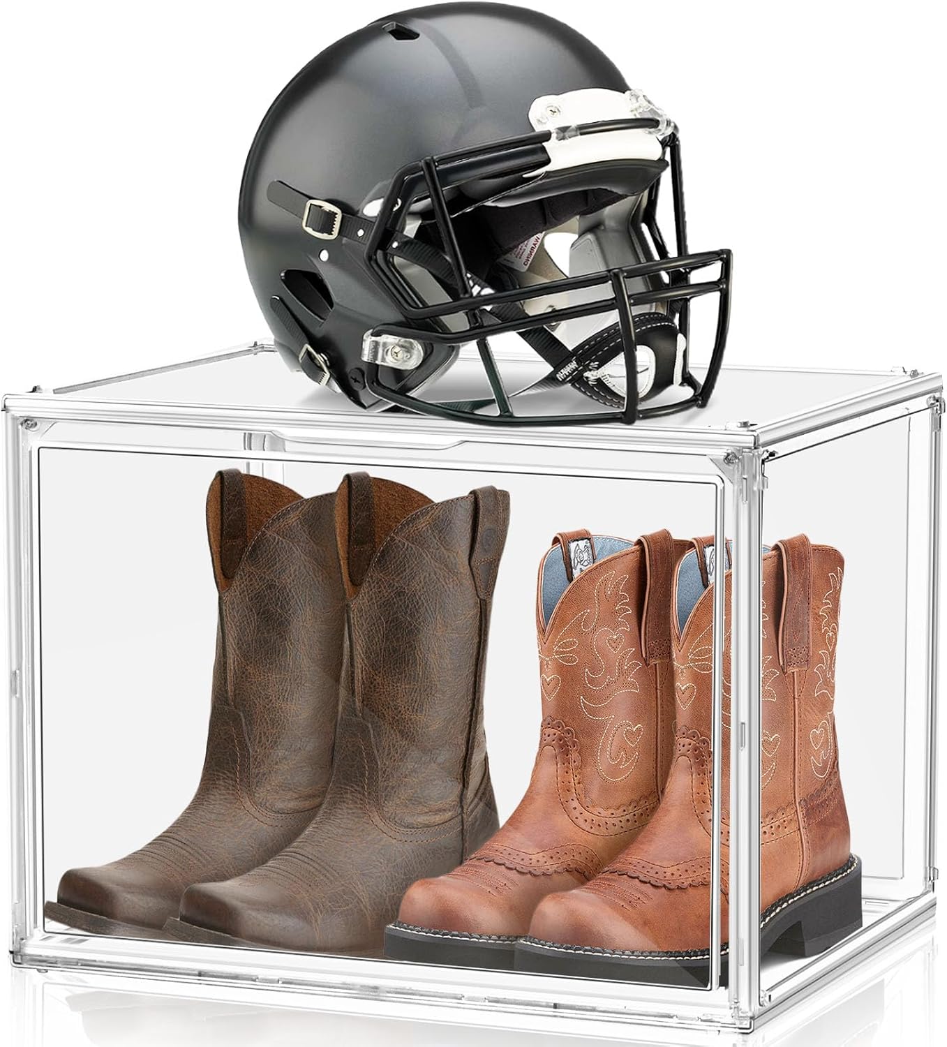 5 Pack Extra Large Acrylic Display Case for Shoes and More