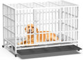 Heavy Duty Indestructible Dog Crate 48 in - Escape Proof Heavy Cage