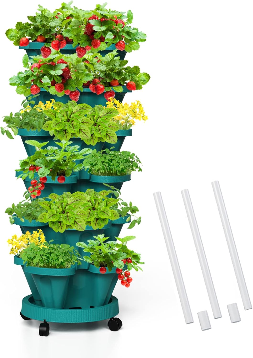 Strawberry Vertical Planters Tower Garden by Tectsia