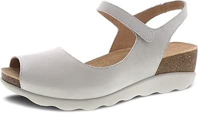 Dansko Marcy Slip-On Wedge Sandal for Women with Arch Support