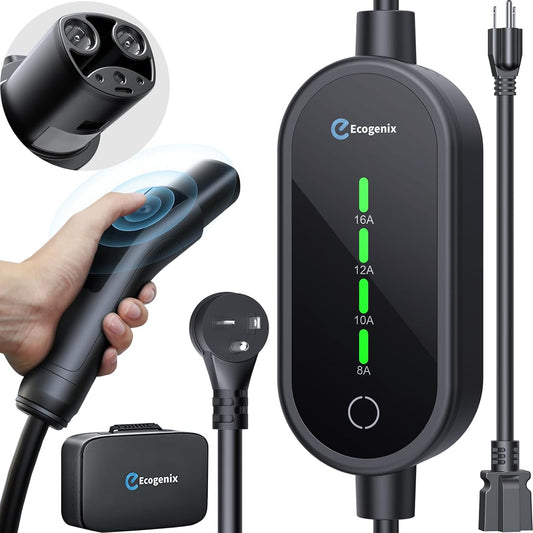 Fast-charge Your Tesla Anywhere with Ecogenix Level 1&2 EV Charger