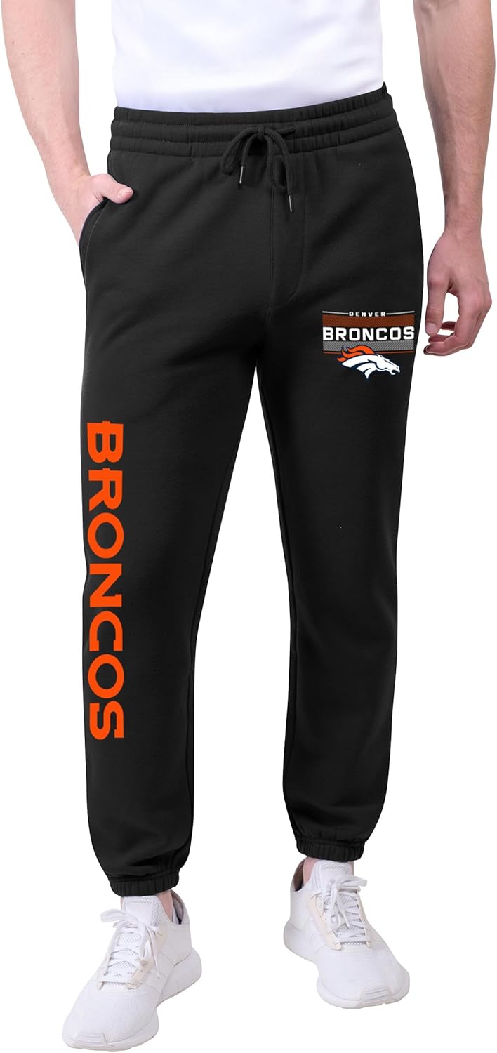 Ultra Game Men's NFL Official Active Super Soft Jogger Sweatpants