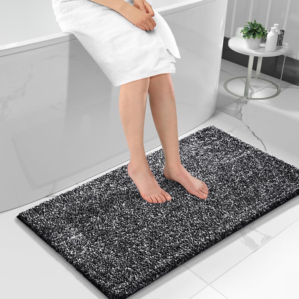 Yimobra Long Bathroom Rug Non Slip Washable for Luxurious Comfort