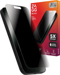 ZAGG Glass Elite Privacy iPhone 15 Pro Max Screen Protector - 2-Way