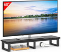Spacious 45 TV Riser Stand - Steel Legs - Home Office - YAOHUOO