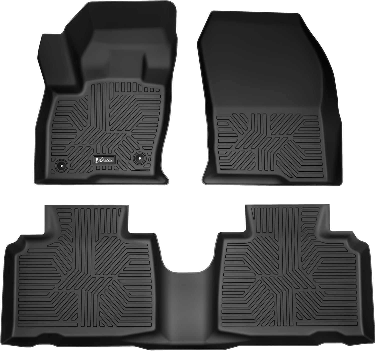 KARPAL Floor Mats for 2015-2024 Ford Edge - All Weather Protection