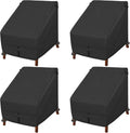 Porch Shield Patio Chair Covers 4 Pack - Waterproof Deep Seat Fit