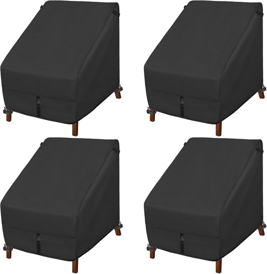 Porch Shield Waterproof Outdoor Lounge Chair Covers 4 Pack