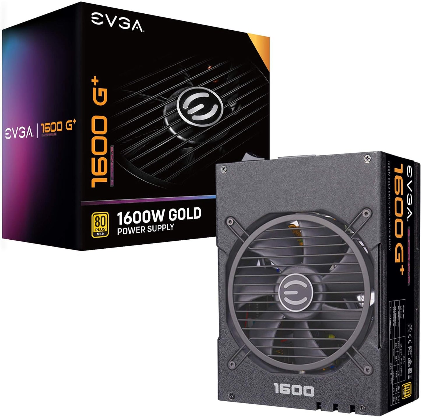 EVGA 1600W Gold PSU - Fully Modular, 10 Yr Warranty