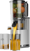 Cold Press Juicer 6.5 in Extra Large Feed Chute - High Yield Slow