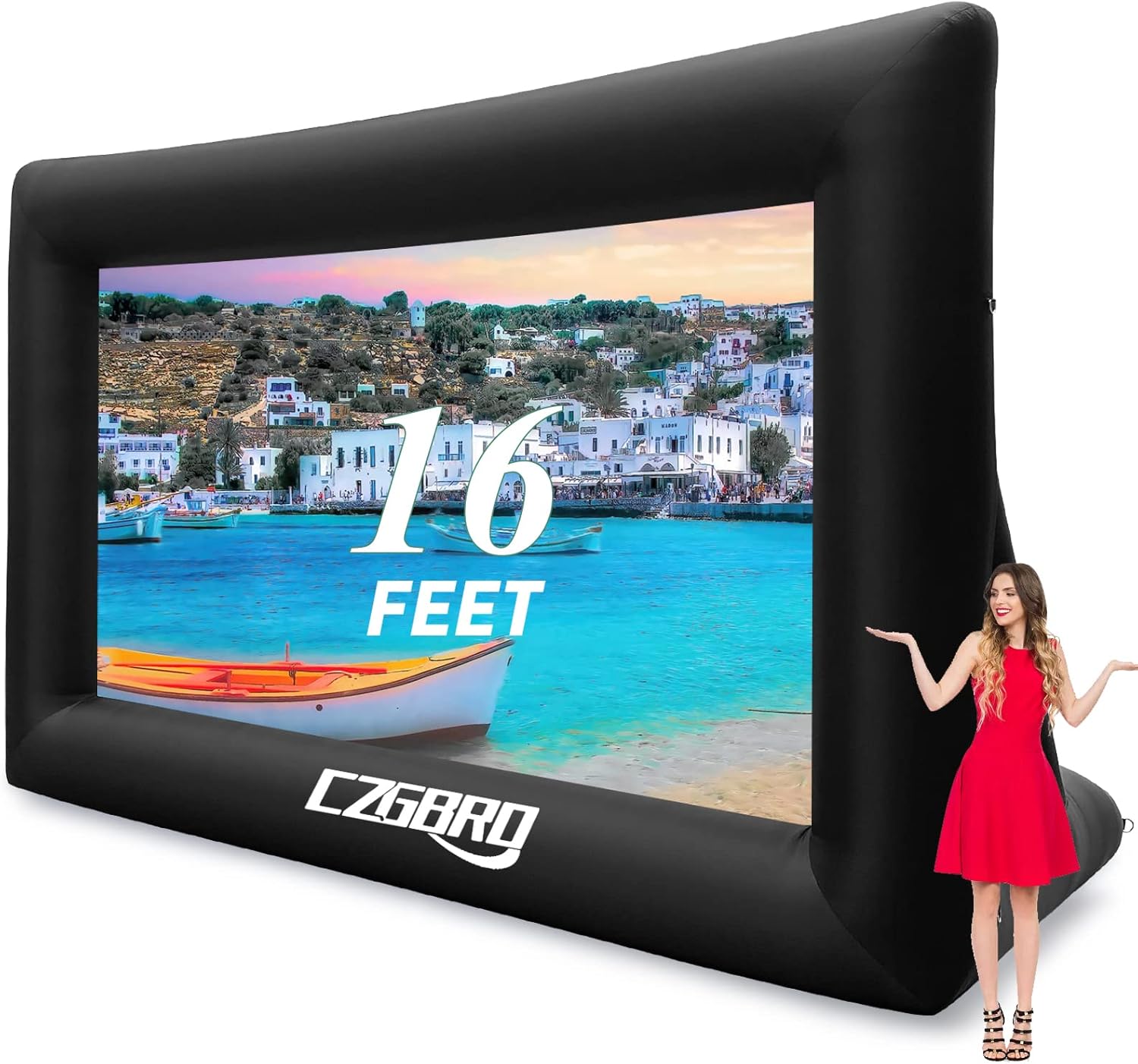 Inflatable Projector Screen for Outdoor Movie Parties and Fun