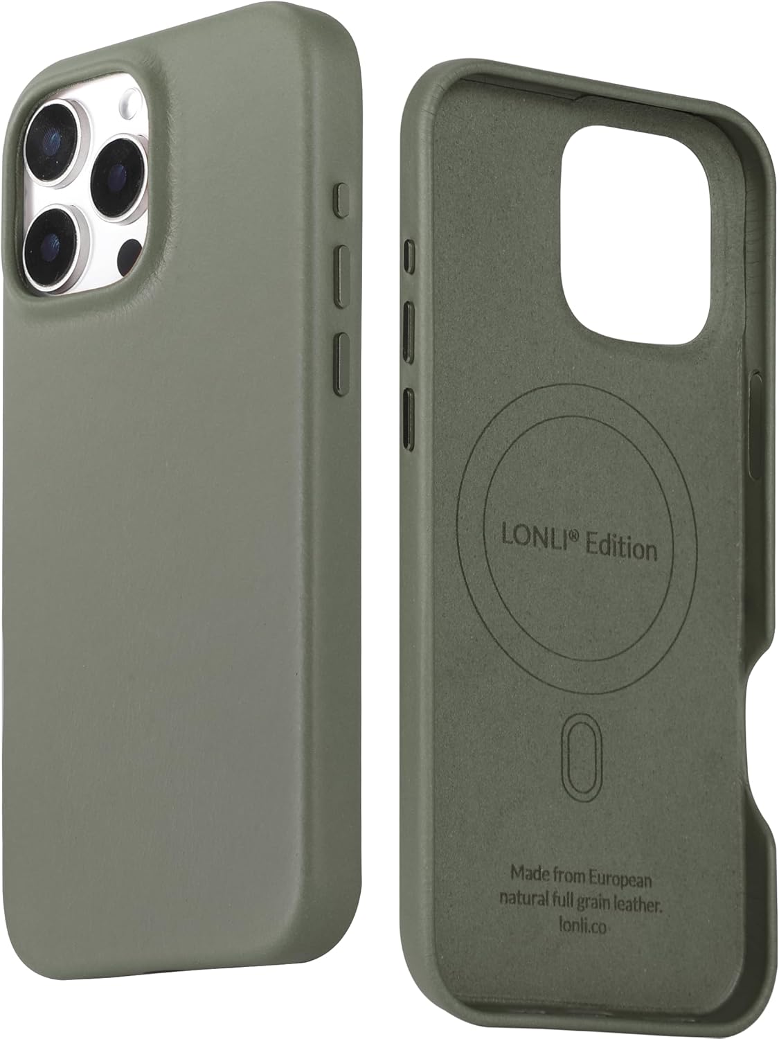 LONLI Edition Italian Leather Case for iPhone 16 Pro Max