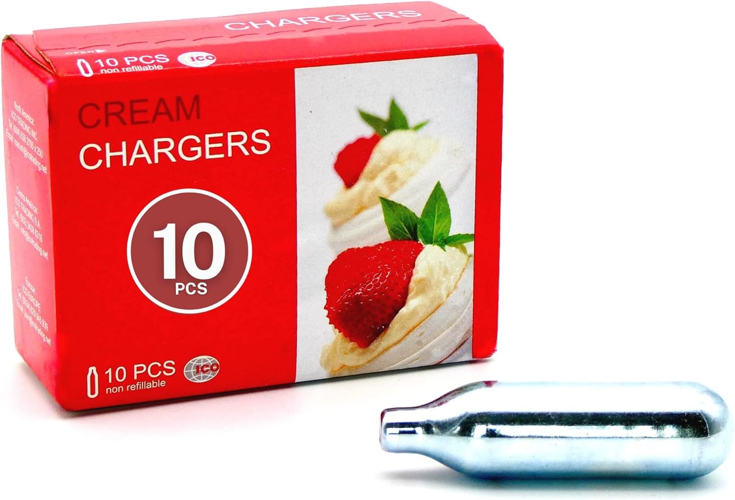 LISS 8g N2O Chargers: Perfect whip cream every time!