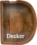 Personalized 12ft Extra Large Wooden Letter Piggy Bank - Custom Name D