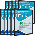 11x17 Self Adhesive Magnetic Sign Holder for Versatile Displays