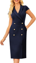 GRACE KARIN Women Work Bodycon Dress - Office Midi Pencil Dress