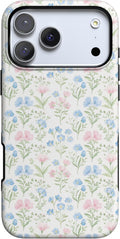Casely iPhone 17 Pro Case Pastel Garden - Bold Protection