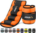 Adjustable Ankle Weights 10lbs Pair - Modular Leg Weights for Fitness