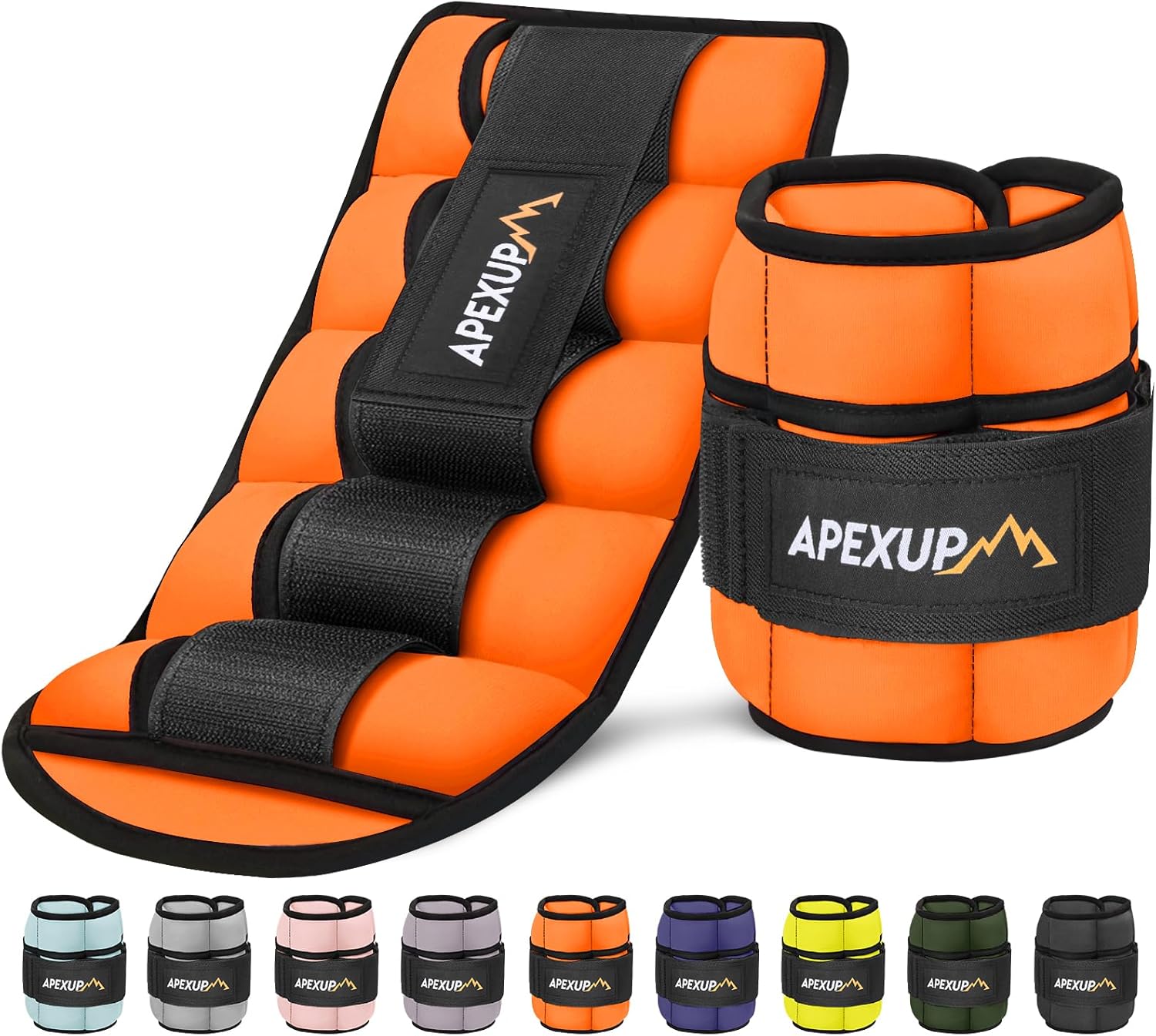 APEXUP Adjustable Ankle Weights for Effective Workouts and Comfort