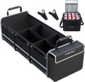 Farasla Waterproof Trunk Organizer with Insulated Cooler - Durable Car