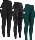 High Waist Yoga Pants with Pockets - Tummy Control 2 Pack PHISOCKAT