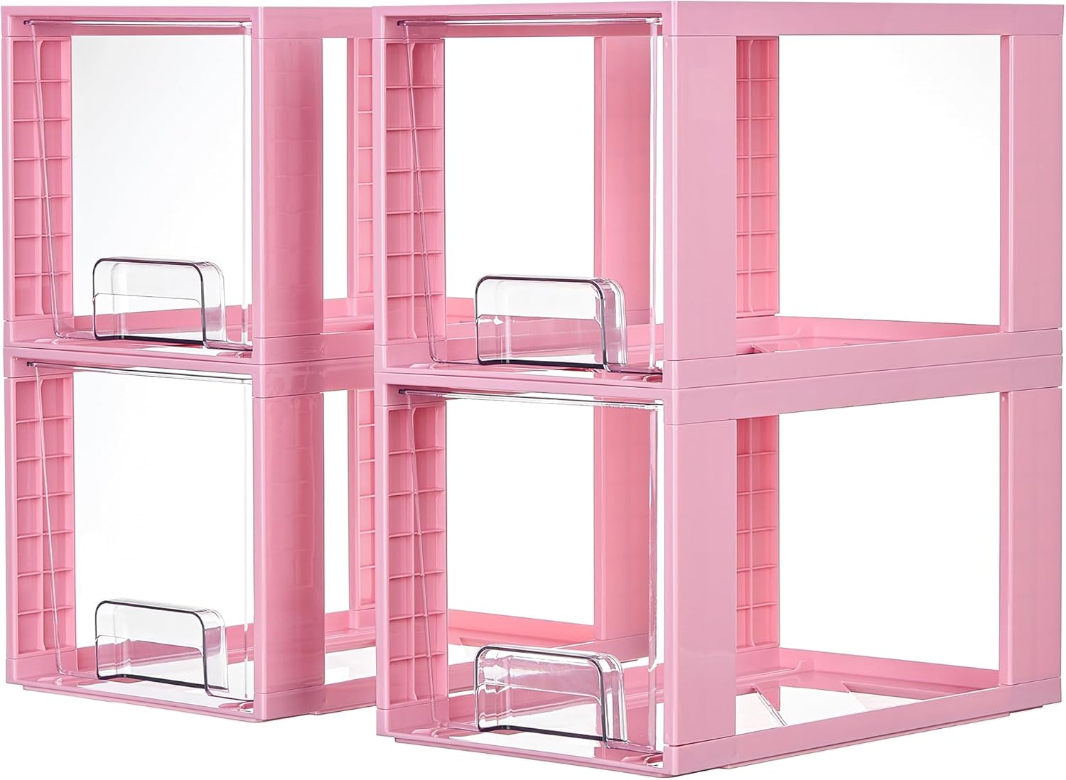 Vtopmart Stackable Storage Drawers for Bathroom and Kitchen