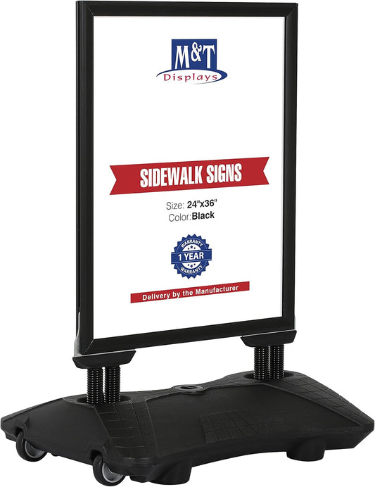 M&T Displays WindPro Lite Weather Resistant Outdoor Sign Holder