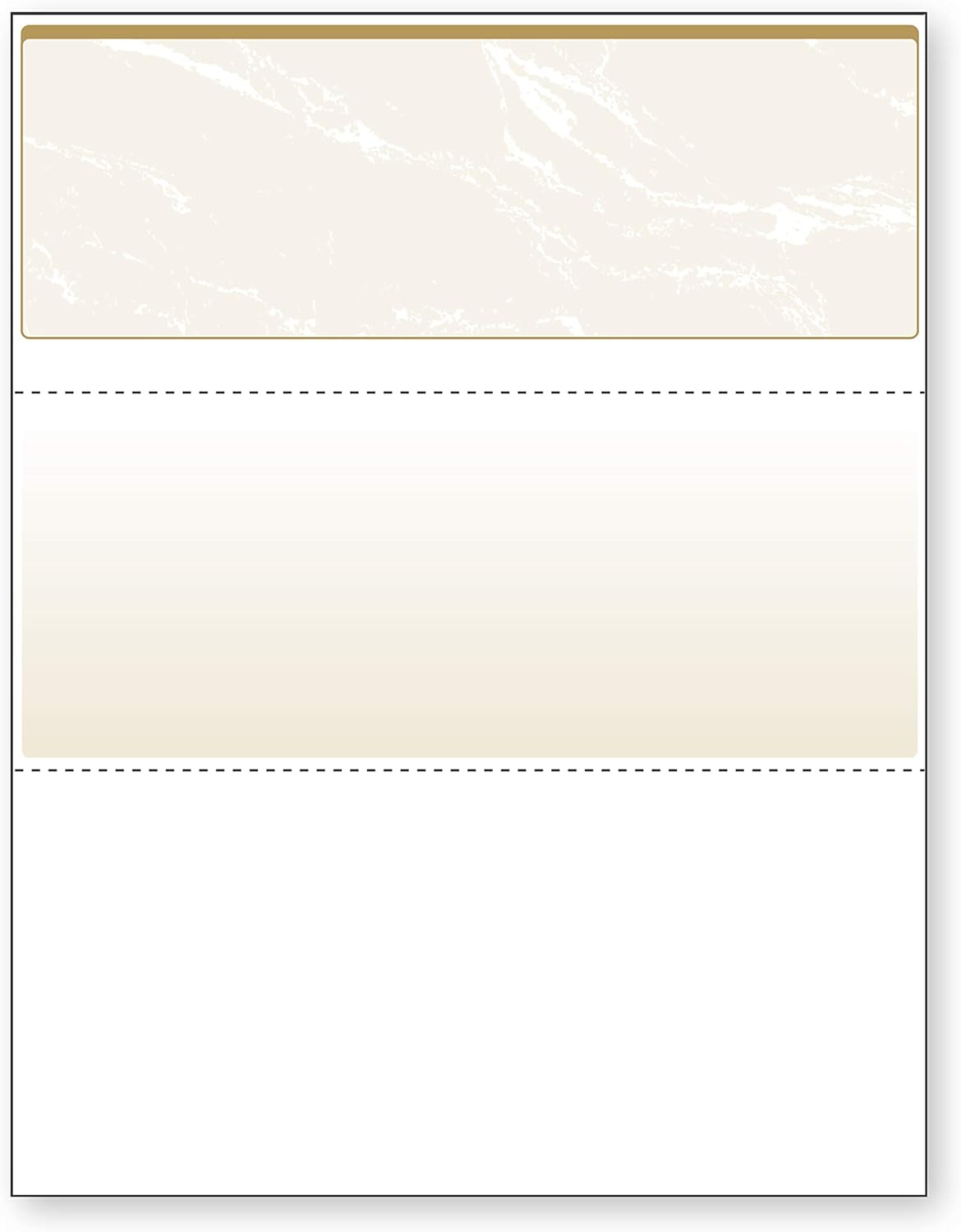 DocuGard Standard Gold Marble Top High Security Check Paper