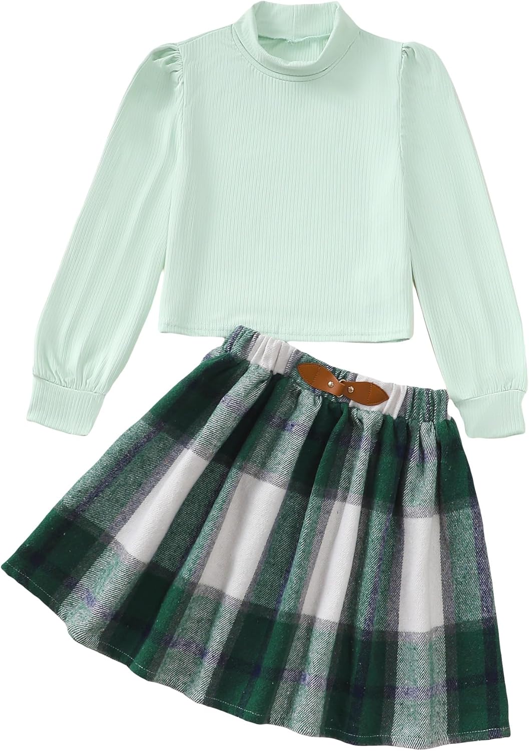 Trendy Girls Skirt Sets 2 Piece Outfits for Fall and Winter