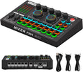 F999MAX Live Sound Card Professional Audio Mixer - Studio Grade Sound