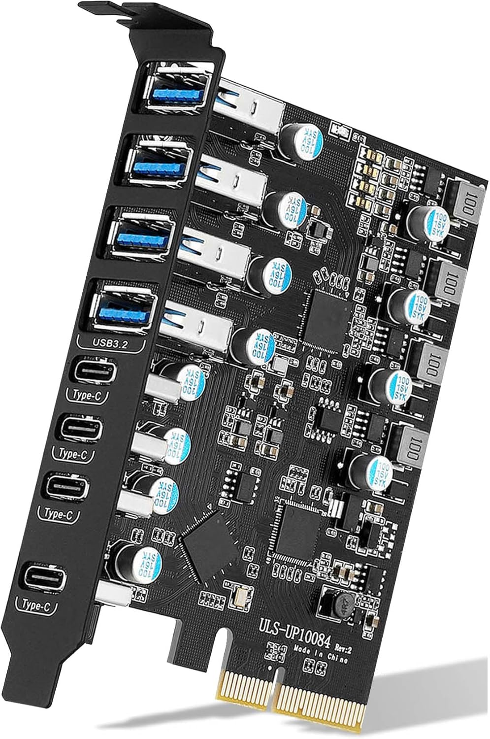 PCIe USB 3.2 Card with 8 Ports for Fast Data Transfer