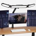 LED Desk Lamp with Clamp for Home Office - Eye Care & Dimmable