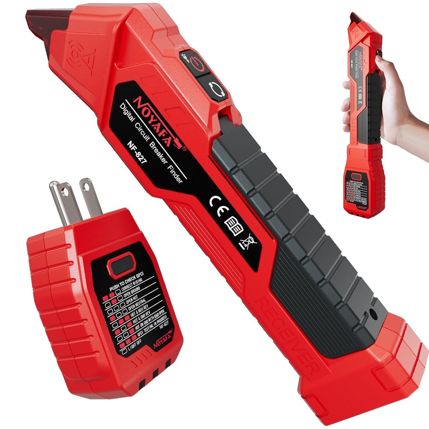 NOYAFA NF-827 Circuit Breaker Finder Tool for Quick Identification