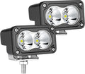LED Pods 3in 40W Driving Light Pair - Super Bright Off Road