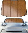 Windshield Sun Shade for Tesla Model 3 & Model Y - Keeps Interior Cool