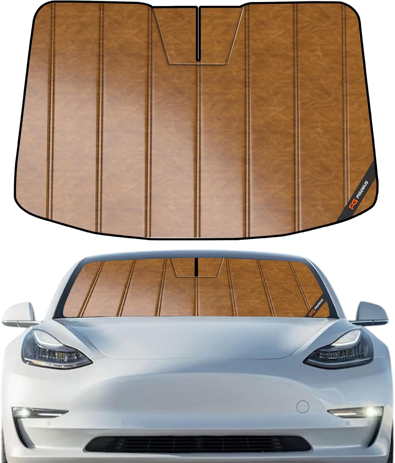 Windshield Sun Shade for Tesla Model 3 and Model Y 2018-2025