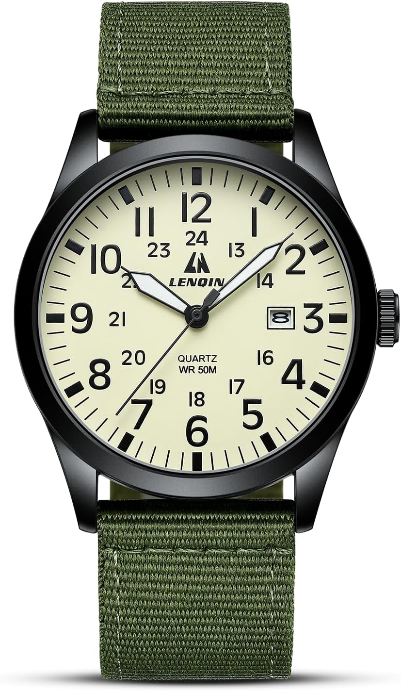 LN LENQIN Stylish Luminous Analog Watch for Men