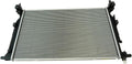TRQ Radiator Assembly Aluminum Core Compatible with 13-16 Dodge Dart