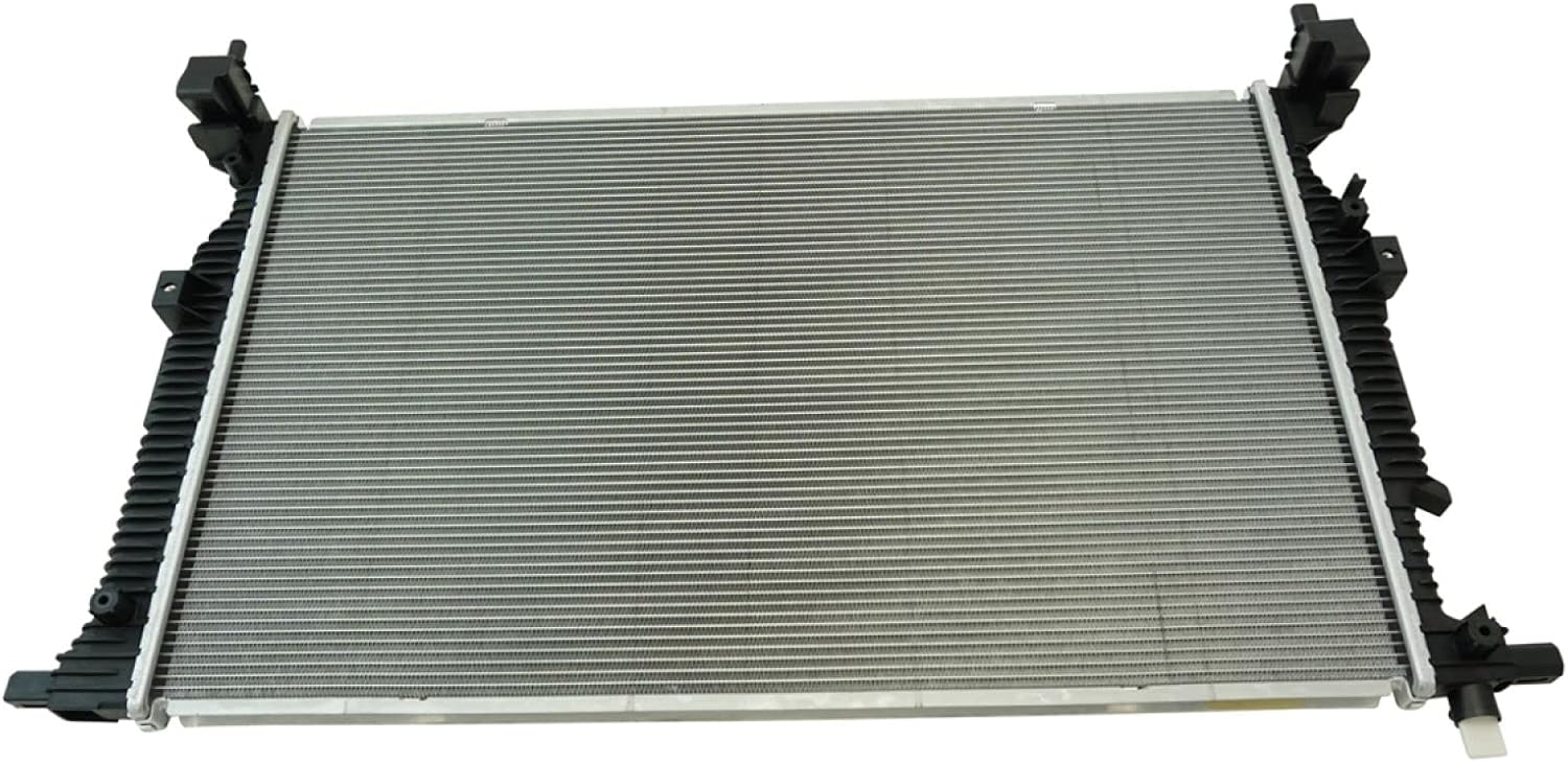 TRQ Radiator Assembly Aluminum Core for 13-16 Dodge Dart