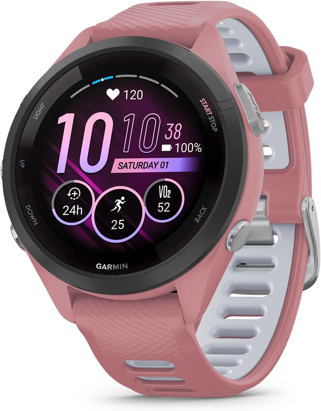 Garmin Forerunner 265S: Vibrant AMOLED Display