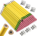 Jumbo Triangle Pencils 102 Pc Classroom Bulk Set - Beginner Grip