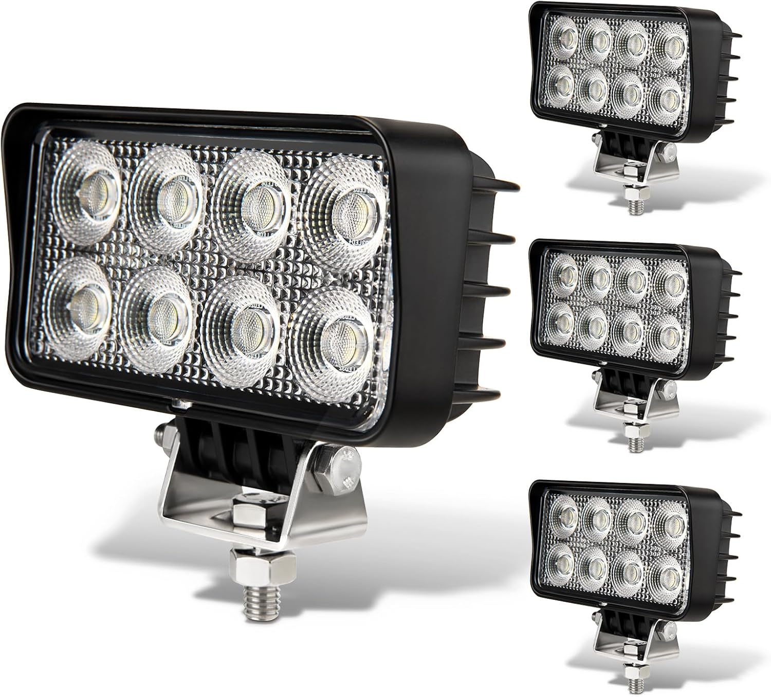4PCS LED Tractor Work Lights for Trucks and Offroad Vehicles