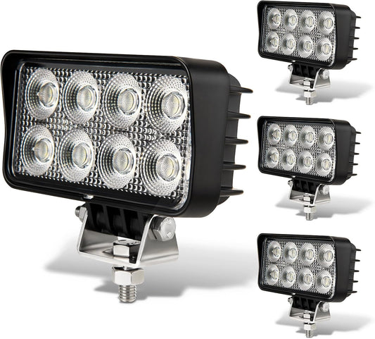 4PCS LED Tractor Work Lights for Trucks and Offroad Vehicles