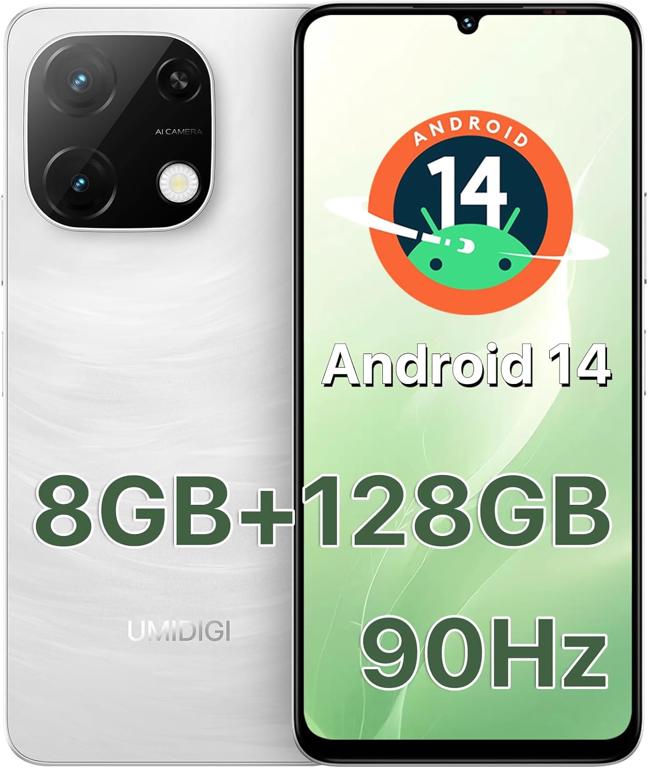 UMIDIGI G9T Cell Phone with 6.75in HD+ Display and 5000mAh Battery