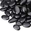 30 lbs Decorative Garden Rocks for Flower Pots - Polished Black River